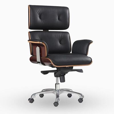Eames Office Chair, Black - PU Leather