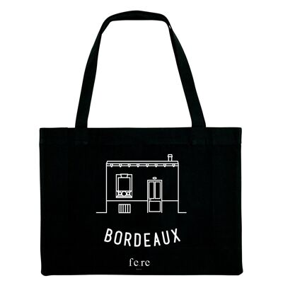 Shopping Bag XL France - Noir - Bordeaux