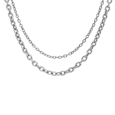 Epi Necklace - Silver