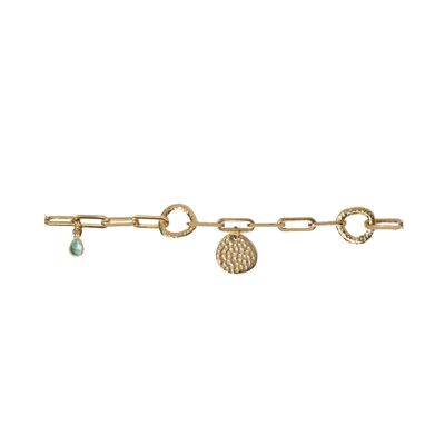 Lucky chain bracelet - Amazonite