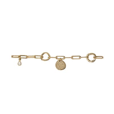 Bracelet chaîne Lucky - Nacre