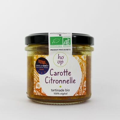 Carrot with Lemongrass - ORGANIC - VEGETABLE - APERITIF SPREAD