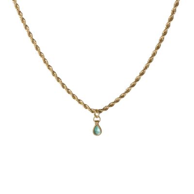 Collier chaîne Liberty - Amazonite