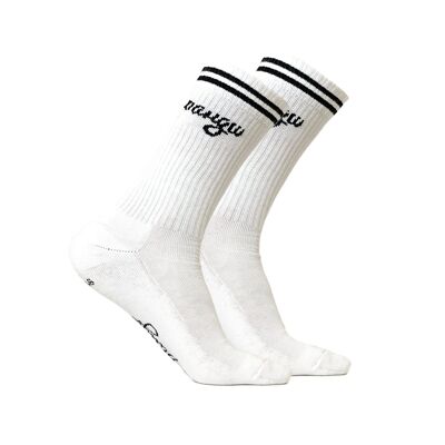 Classic pangu Retro Socken Bio-Baumwolle - White - 1 Paar