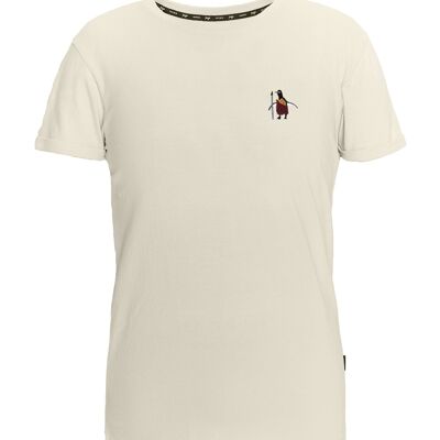 Kick for Life Massai-Pinguin Charity T-Shirt - Sand