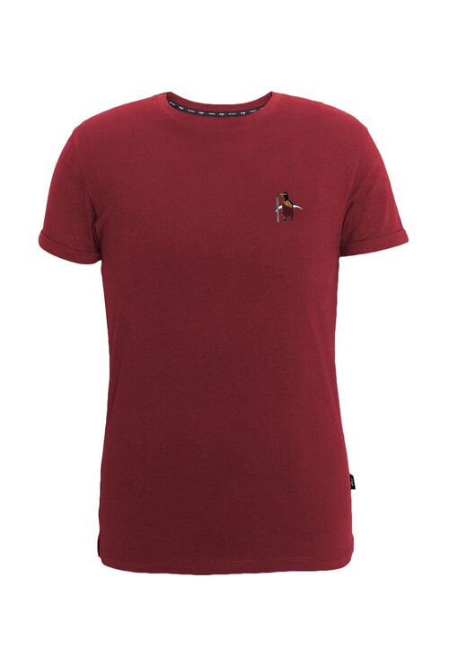 Kick for Life Massai-Pinguin Charity T-Shirt - Red Wine
