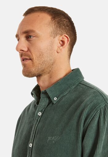 EXCLUSIVE PANGU Cord Shirt - Coton Épais - Sable 4