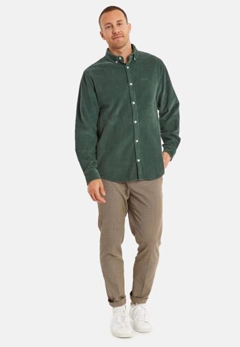 EXCLUSIVE PANGU Cord Shirt - Coton Épais - Sable 5
