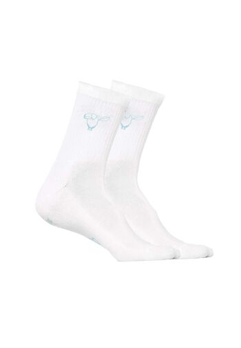 Salute Penguin Chaussettes Coton Bio - Menthe - 1 paire 2