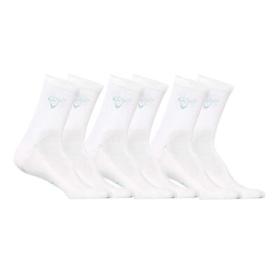 Salute Pinguin Socken Bio-Baumwolle - Mint - 3 Paar