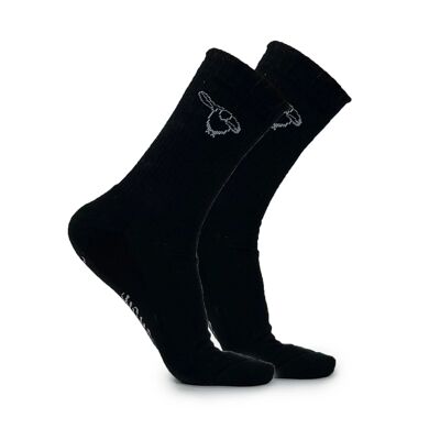 Salute Pinguin Socken Bio-Baumwolle - Black - 1 Paar