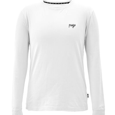 Classic pangu Longsleeve Bio-Baumwolle - White