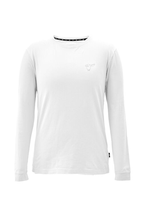 EXCLUSIVE Salute Pinguin Longsleeve Bio-Baumwolle - White