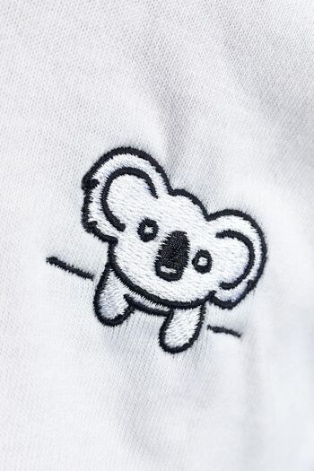 T-Shirt Koala Charity - PANGU x HOME FOR KOALAS - Blanc/Vert (Avec Backprint) 4