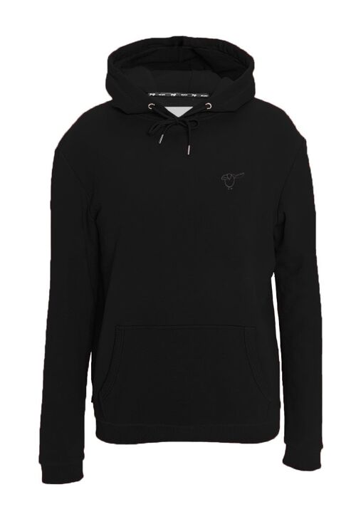 EXCLUSIVE Salute Pinguin Hoodie (Bio/PET) - Black