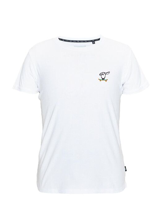 Huntington Beach Skate T-Shirt - White