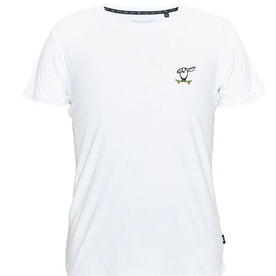 Huntington Beach Skate T-Shirt - White
