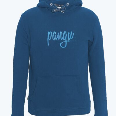 EXCLUSIVE pangu Logo Hoodie - Steel Blue