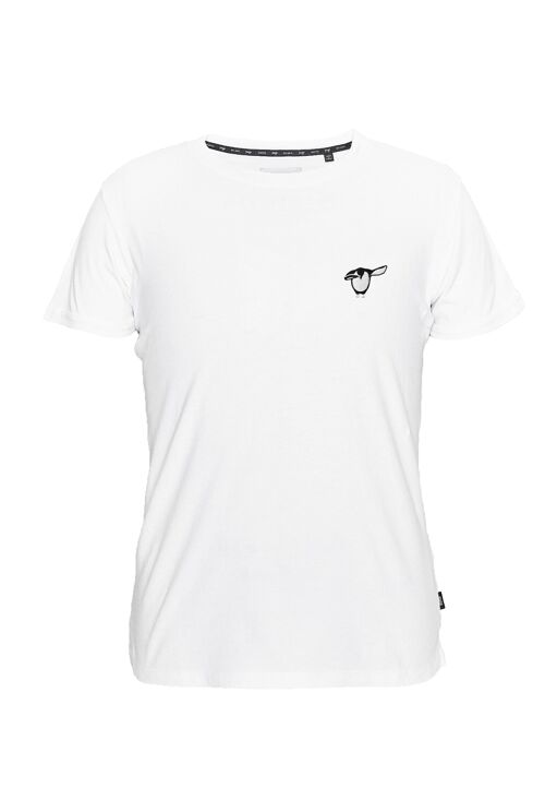 Salute Pinguin T-Shirt Bio-Baumwolle - White