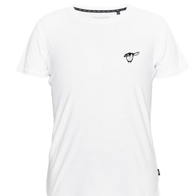 Salute Pinguin T-Shirt Bio-Baumwolle - White