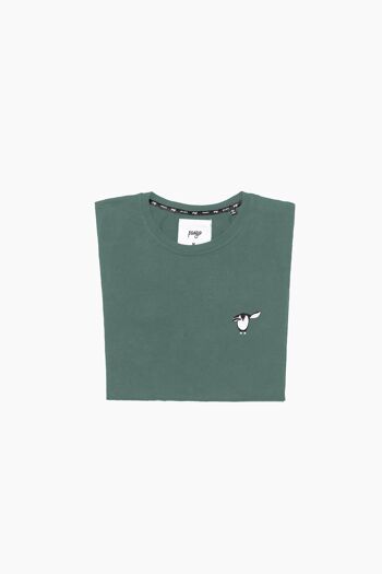 T-Shirt Salute Pingouin Coton Bio - Forêt 9