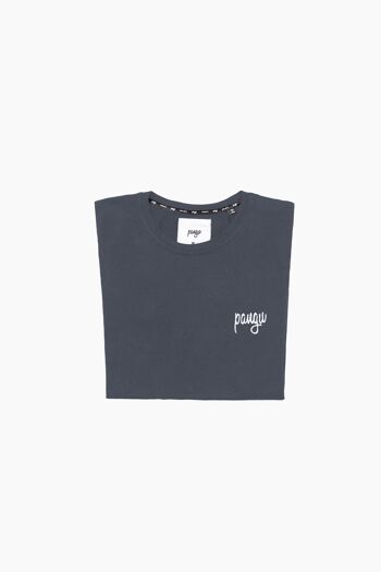 T-Shirt Pangu classique Coton Bio - Noir 8