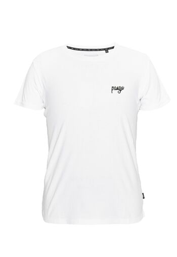 T-Shirt Pangu classique Coton Bio - Blanc 1