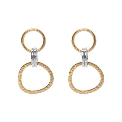 Joy pendant earrings - Gold/Silver