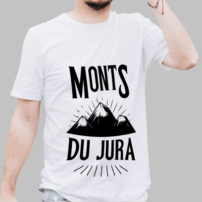 T-shirt da uomo 100% cotone "Monts du Jura"