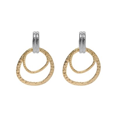 Grace pendant earrings - Gold/Silver