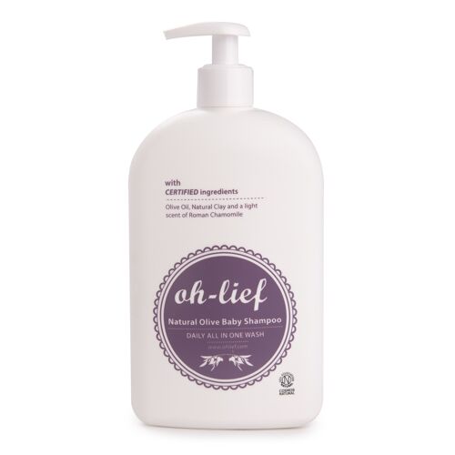 Oh-Lief Natural Olive Baby Shampoo & Wash 400ml