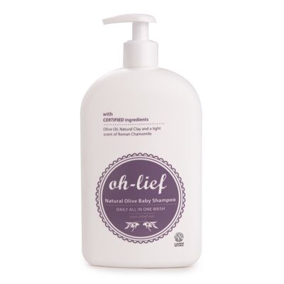 Oh-Lief Natural Olive Baby Shampoo & Wash 400 ml