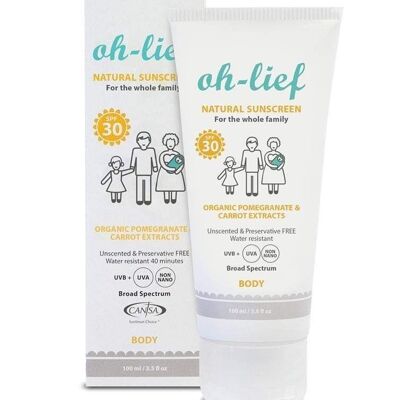 Oh-Lief Protector Solar Corporal Natural 100ml