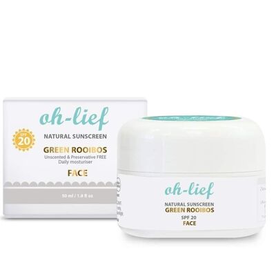 Oh-Lief Crème Solaire Visage Naturelle 50ml