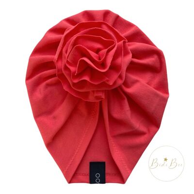 Turban corail L 5/8ans