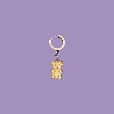 GOLD BEAR CHARM