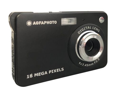 AGFA PHOTO Realishot DC5100 - Appareil Photo Numérique Compact (18 MP, 2.7’’ LCD, Zoom Digital 8x, Batterie Lithium) Noir