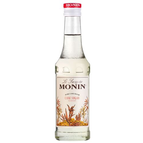 Sirop Pur Sucre de Canne MONIN pour cocktails ou thés glacés - Arômes naturels - 25cl