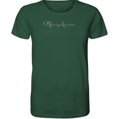 Organic T-Shirt Pflanzenfresser - Flaschengrün