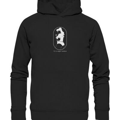 Organic Hoodie Vegan Badass