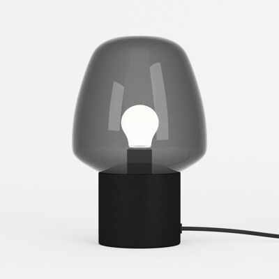 Lámpara de mesa Augusta en metal negro