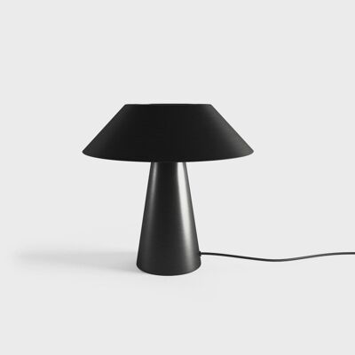 Lámpara de mesa Kavala de metal negro