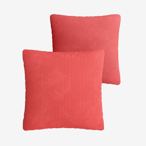 Coussin Viktoria en velours Rose