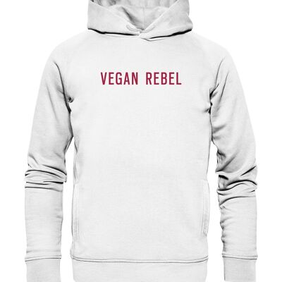 Organic Hoodie Rebel - Weiß