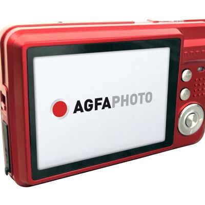 AGFA PHOTO Realishot DC5100 - Compact Digital Camera (18 MP, 2.7’’ LCD, 8x Digital Zoom, Lithium Battery) Red