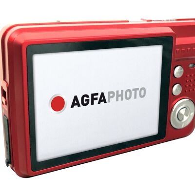 AGFA PHOTO Realishot DC5100 - Appareil Photo Numérique Compact (18 MP, 2.7’’ LCD, Zoom Digital 8x, Batterie Lithium) Rouge