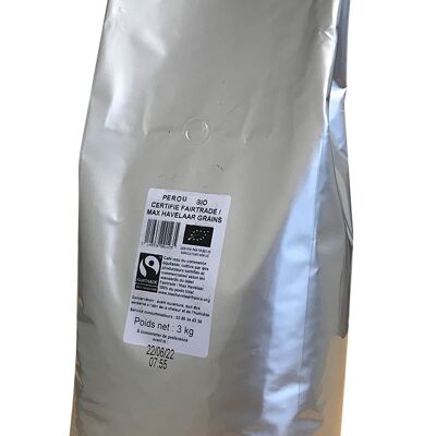 Café Sati Pérou bio équitable vrac 3kg grains