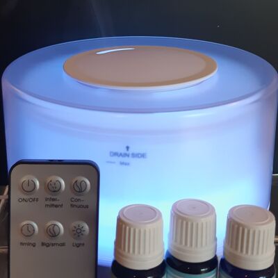 Free Remote Control Aroma Diffuser (with 5 Aroma Frequencies - Save £48)