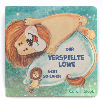 Libro ilustrado "El león juguetón se va a dormir"