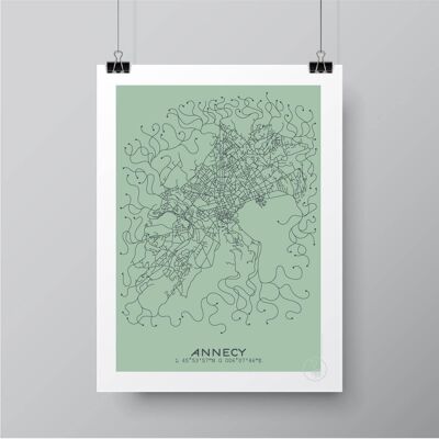 Mappa Annecy Vert